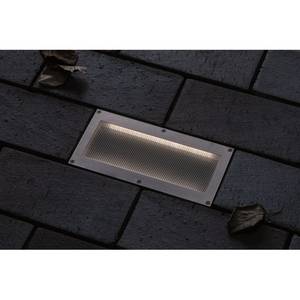 Spot encastrable Brick Acier inoxydable - 1 ampoule - Largeur : 20 cm