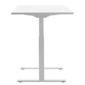 Schreibtisch E-Table II (höhenverstellbar) - Weiß - Breite: 120 cm - Weiß