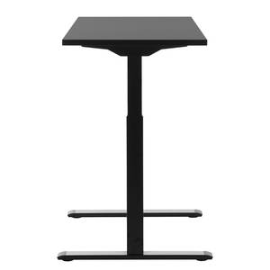 Schreibtisch E-Table (höhenverstellbar) - Schwarz - Breite: 120 cm - Schwarz