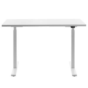 Schreibtisch E-Table (höhenverstellbar) - Weiß - Breite: 120 cm - Weiß
