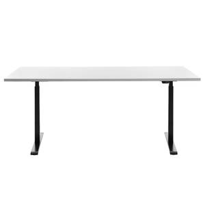 Schreibtisch E-Table II (höhenverstellbar) - Weiß - Breite: 180 cm - Schwarz