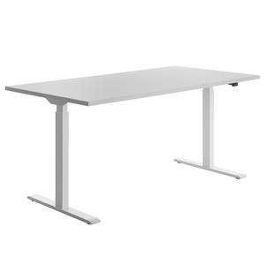 Schreibtisch E-Table II (höhenverstellbar) - Weiß - Breite: 160 cm - Weiß