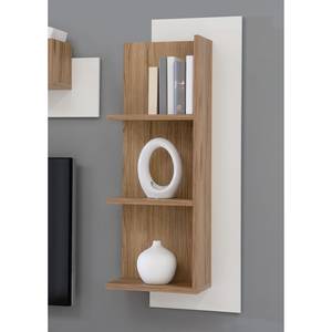 Open wandkast Boyd II eikenhouten look/wit