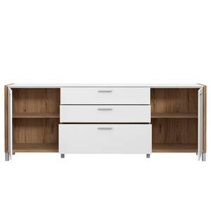 Dressoir Boyd II wit/eikenhouten look