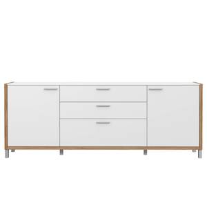 Sideboard Boyd II Weiß / Eiche Dekor