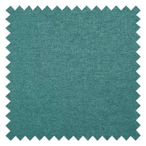Fauteuil Lucinda geweven stof - Geweven stof Hanabi: Turquoise - Beige