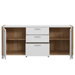 Dressoir Boyd I wit/eikenhouten look