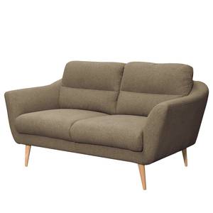 Sofa Lucinda I (2-Sitzer) Webstoff Hanabi: Saharagrau - Beige