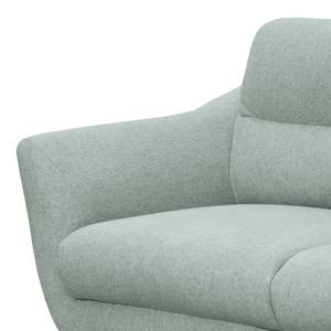 Sofa Lucinda I (2-Sitzer) Webstoff Hanabi: Grau - Schwarz