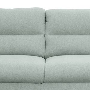 Sofa Lucinda I (2-Sitzer) Webstoff Hanabi: Grau - Schwarz