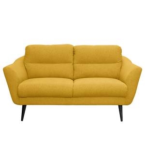 Sofa Lucinda I (2-Sitzer) Webstoff Hanabi: Gelb - Schwarz