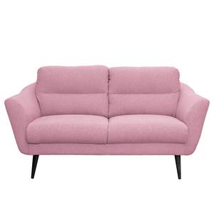 Sofa Lucinda I (2-Sitzer) Webstoff Hanabi: Mauve - Schwarz