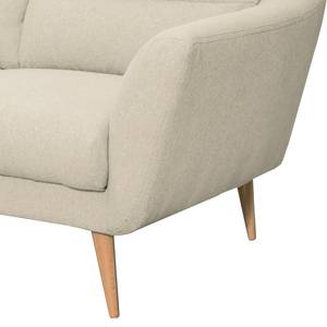 Sofa Lucinda I (2,5-Sitzer) Webstoff - Webstoff Hanabi: Creme - Beige
