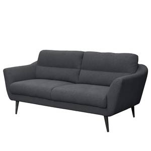 Sofa Lucinda I (2,5-Sitzer) Webstoff - Webstoff Hanabi: Anthrazit - Schwarz