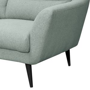 Sofa Lucinda I (2,5-Sitzer) Webstoff - Webstoff Hanabi: Stahlblau - Schwarz