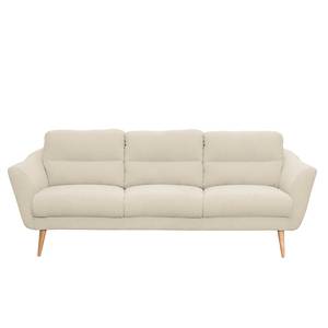 Sofa Lucinda I (3-Sitzer) Webstoff - Webstoff Hanabi: Creme - Beige