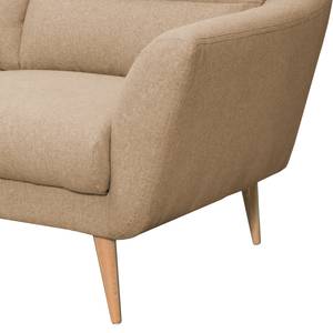 Sofa Lucinda I (3-Sitzer) Webstoff - Webstoff Hanabi: Beige - Beige