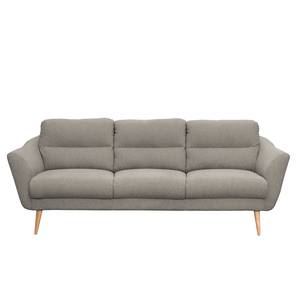 Sofa Lucinda I (3-Sitzer) Webstoff - Webstoff Hanabi: Grau - Beige