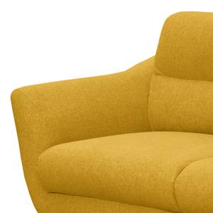 Sofa Lucinda I (3-Sitzer) Webstoff - Webstoff Hanabi: Gelb - Schwarz