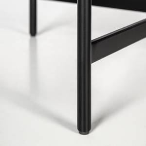 Tavolino da salotto Abee Effetto marmo nero / Nero