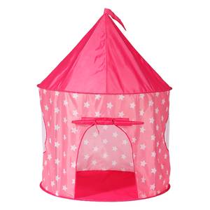 Tenda per bambini White Stars Rosa - Materiale sintetico - Tessile - 105 x 135 x 105 cm