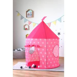 Tenda per bambini White Stars Rosa - Materiale sintetico - Tessile - 105 x 135 x 105 cm