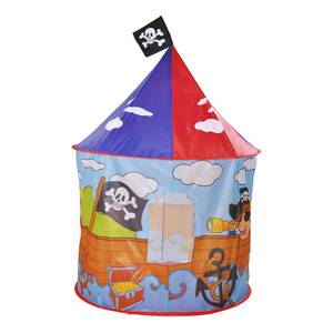 Spielzelt Pirate Blau - Kunststoff - Textil - 105 x 135 x 105 cm