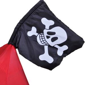 Tente de jeu Pirate Bleu - Matière plastique - Textile - 105 x 135 x 105 cm