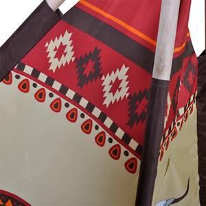 Tente de jeu Tipi Indien Marron - Autres - Textile - 127 x 170 x 127 cm