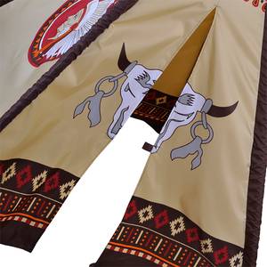 Spielzelt Tipi Indianer Braun - Andere - Textil - 127 x 170 x 127 cm
