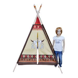 Spielzelt Tipi Indianer Braun - Andere - Textil - 127 x 170 x 127 cm