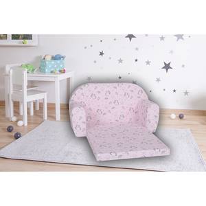 Divano per bambini Rainbow Unicorn Rosa - Altro - Tessile - 77 x 42 x 34 cm