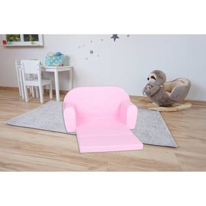 Divano per bambini White Dots Rosa - Altro - Tessile - 77 x 42 x 34 cm