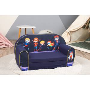 Kinderbank Heroes Blauw - Andere - Textiel - 77 x 42 x 34 cm