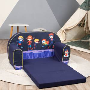 Canapé pour enfant Heroes Bleu - Autres - Textile - 77 x 42 x 34 cm