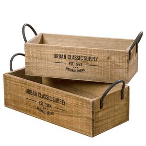 Boîtes Supply (2 éléments) Sapin - Beige