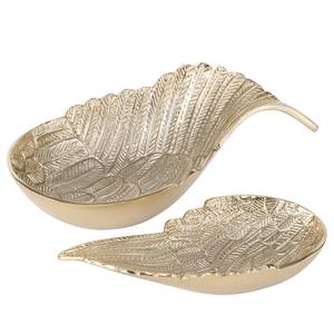 Schale Wings (2-teilig) Aluminium - Gold