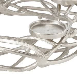 Kerzenleuchter Ringval Aluminium - Silber