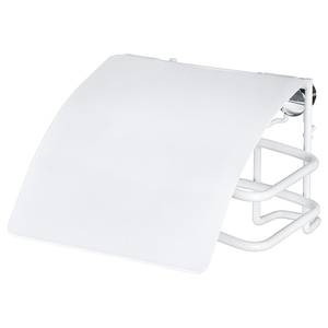 Porte papier toilette Classic Plus II Acier inoxydable - Blanc