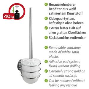 Turbo-Loc wc-set Aingeni roestvrij staal/polypropeen - wit