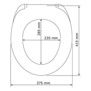 Premium WC-Sitz Colonial Edelstahl / Duroplas - Natur