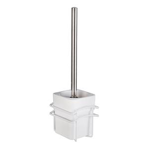 Ensemble WC Classic Plus II Acier inoxydable / Polypropylène - Blanc