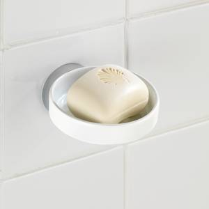 Porte-savon Capri Zinc moulé sous pression / Céramique - Blanc