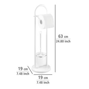 Ensemble de WC Siena Acier inoxydable / Polypropylène - Blanc