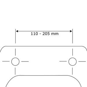 Wc-bril Lion MDF (Medium-Density Fibreboard) - geelbruin