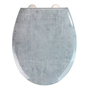 Premium WC-Sitz Concrete Edelstahl / Duroplas - Grau