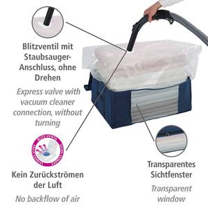 Vacuumbox Soft Air polypropeen - blauw - Hoogte: 25 cm