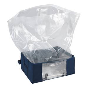 Vacuumbox Soft Air polypropeen - blauw - Hoogte: 25 cm