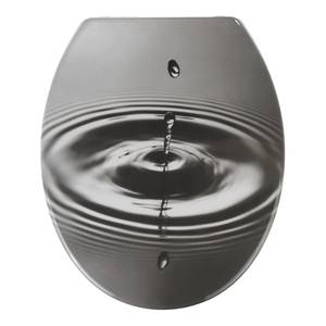 Siège WC Waterdrop Acier inoxydable / Duroplast - Gris