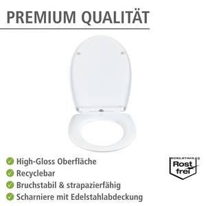 Premium wc-bril Tucan High Gloss roestvrij staal - meerdere kleuren